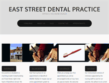 Tablet Screenshot of blandford-dental.co.uk